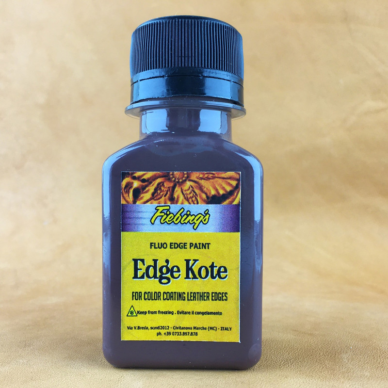 رنگ آبی لبه چرم ادج کوت مدل -40ml بسته  حجم40 میلی لیتر