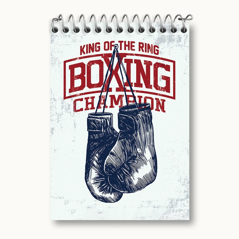 دفتر یادداشت 50 برگ خندالو مدل بوکس (Boxing) کد F2530