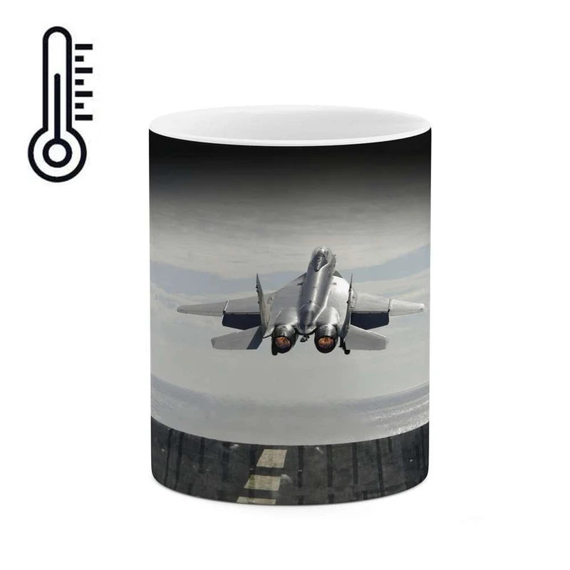 ماگ حرارتی کاکتی مدل هواپیمای جنگنده کد mgh10631