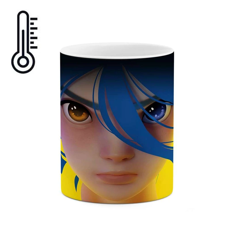 ماگ حرارتی کاکتی مدل انیمه کد mgh16339