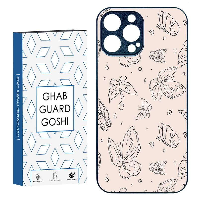 کاور قاب گارد گوشی طرح پروانه کد TPU-238 مناسب برای گوشی موبایل اپل IPHONE 15 PRO MAX