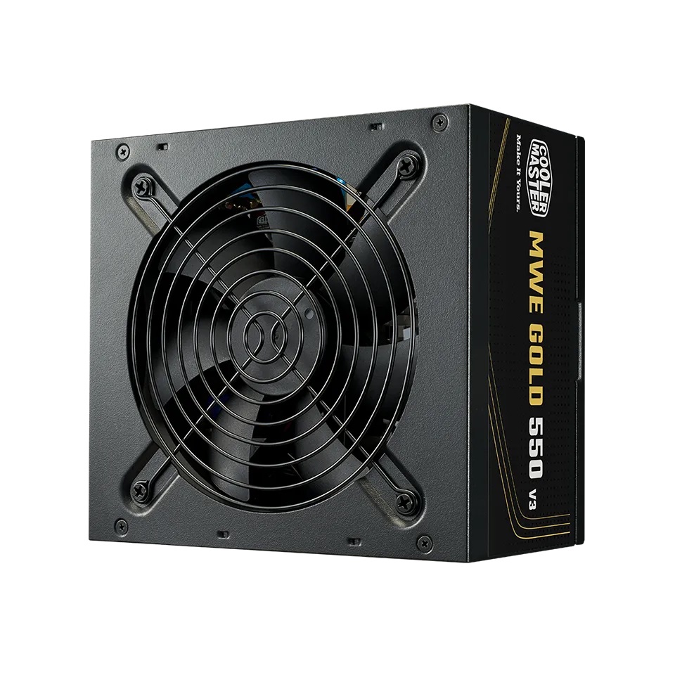 منبع تغذیه کامپیوتر 850 وات کولر مستر مدل MWE 850 Gold V3 ATX 3.1 Non-Modular