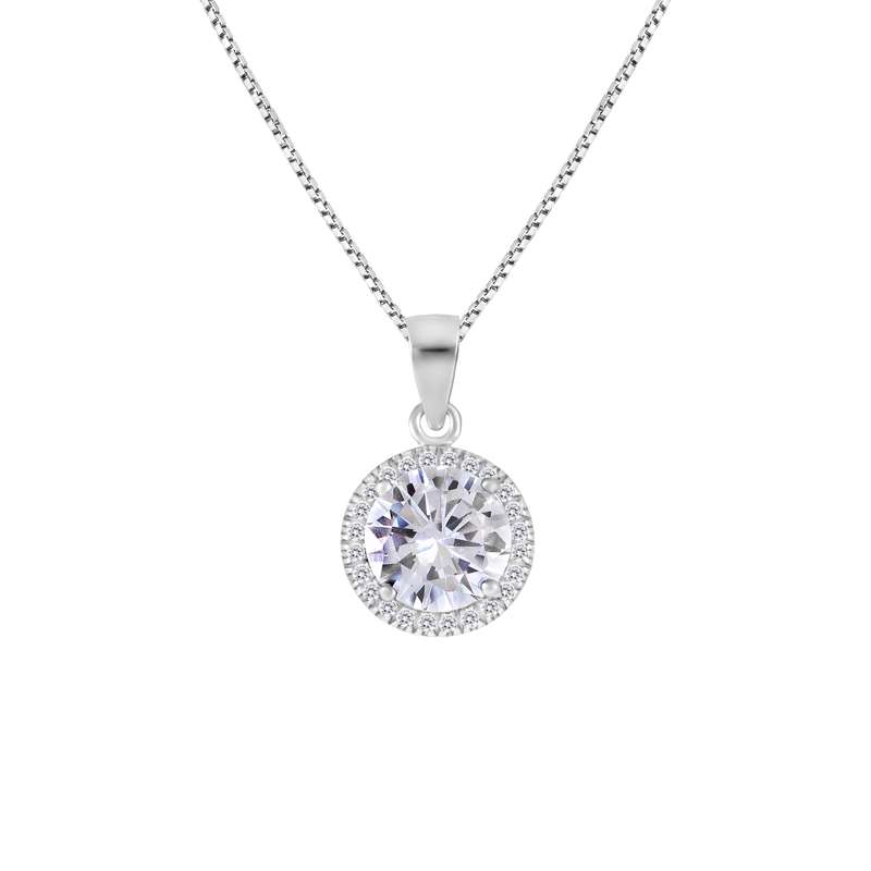 گردنبند نقره زنانه اقلیمه مدل GN254