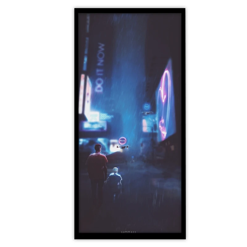 تابلو بکلیت طرح شهر در شب مدل B-S3642