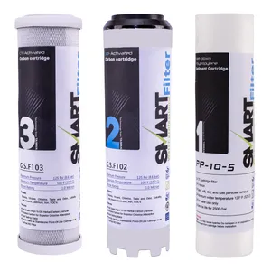 فیلتر دستگاه تصفیه کننده آب اسمارت دراپ مدل مدل PP/UDF/PP 001 بسته 3 عددی