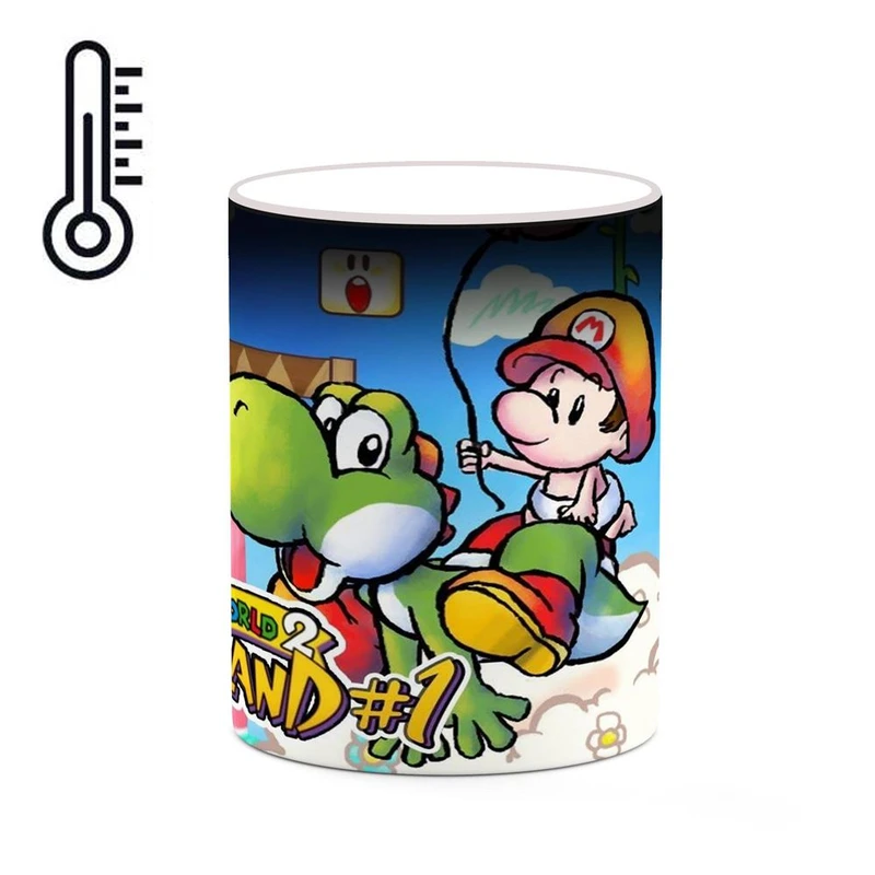 ماگ حرارتی کاکتی مدل بازی سوپر ماریو Super Mario World 2 کد mgh30640