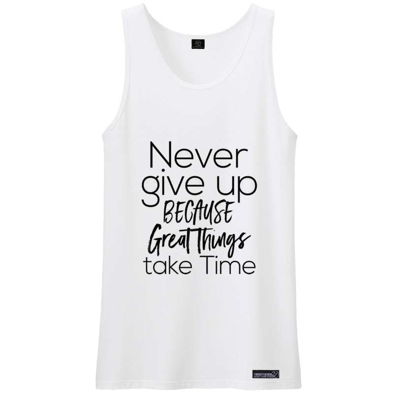تاپ مردانه 27 مدل NEVER GIVE UP کد WN1209
