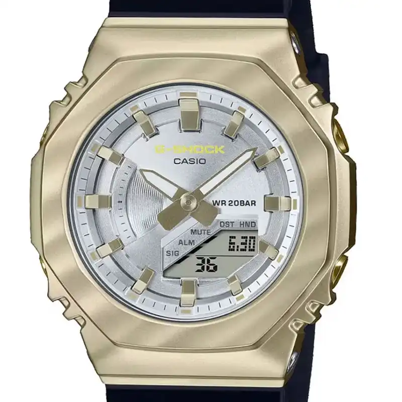 ساعت مچی عقربه ای زنانه کاسیو مدل GM-S2100BC-1ADR