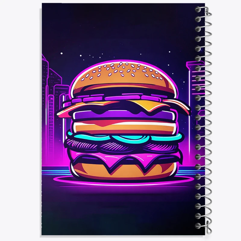 دفتر نقاشی 50 برگ خندالو طرح همبرگر کد N1649
