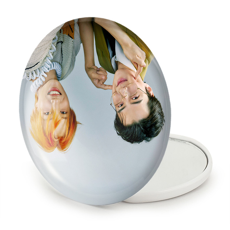 آینه جیبی خندالو طرح سهون و کای گروه اکسو EXO مدل تاشو کد 16841