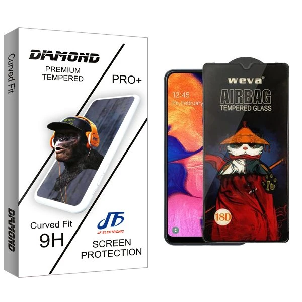 محافظ صفحه نمایش جی اف مدل Diamond Airbag مناسب برای گوشی موبایل سامسونگ Galaxy A10s