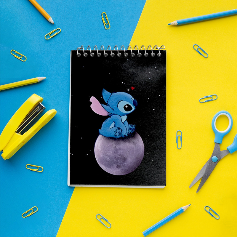 دفتر یادداشت 50 برگ خندالو مدل استیچ (Stitch) کد 37186