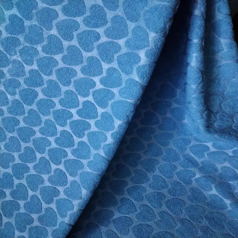 پارچه حوله ای مدل مجیک تاول روتار طرح قلب کد Rot150