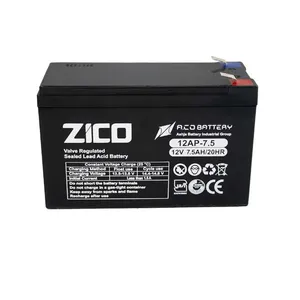باتری UPS 12 ولت 7.5 آمپرساعت مدل 12V-7.5A
