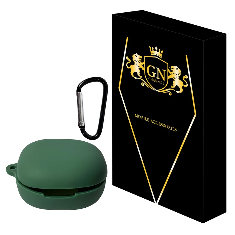 کاور قاب نایس مدل PODCASE مناسب برای کیس هدفون بی سیم کیو سی وای Melobuds ANC HT05 به همراه قلاب