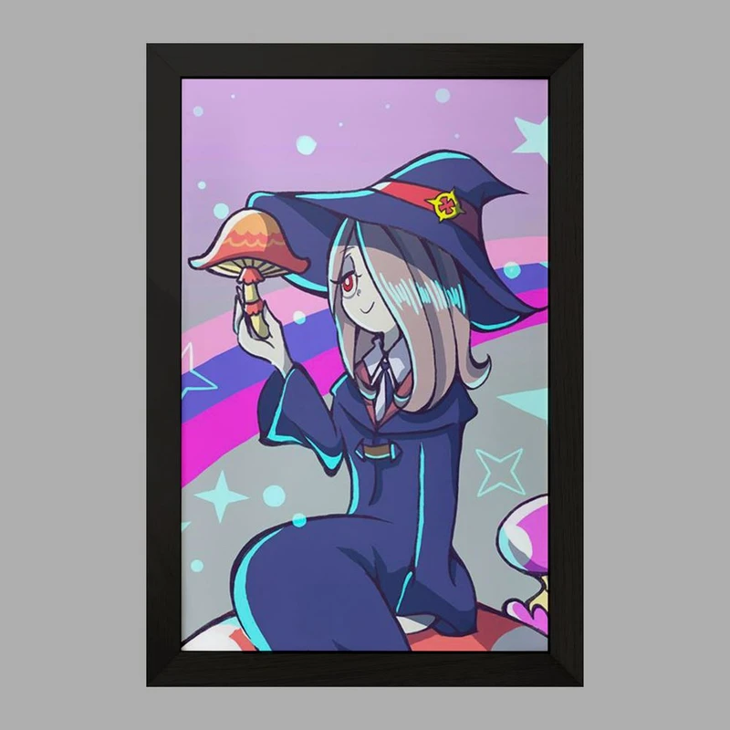 تابلو خندالو مدل سوسی انیمه جادوگران کوچک Little Witch Academia  کد 22839