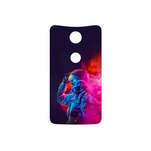 MAHOOT Smoke Rainbow Digital Art 1 Cover Sticker for Google Nexus 6