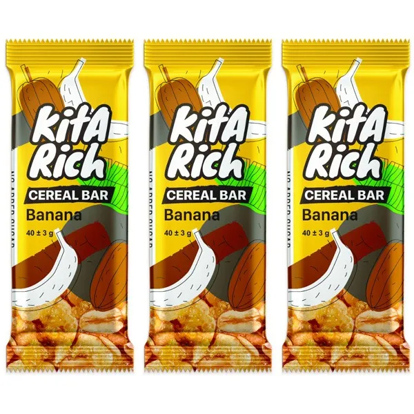 سریال بار موز کیتاریچ - 40 گرم بسته 3 عددی