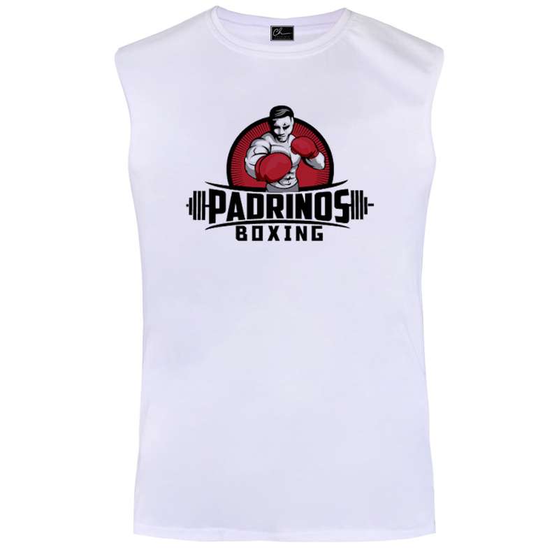 تاپ مردانه مدل بوکس کد B17 رنگ سفید