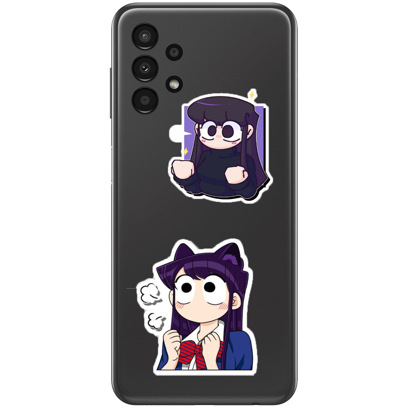 استیکر لپ تاپ و موبایل بووم طرح کومی کد mm32 مجموعه 4 عددی