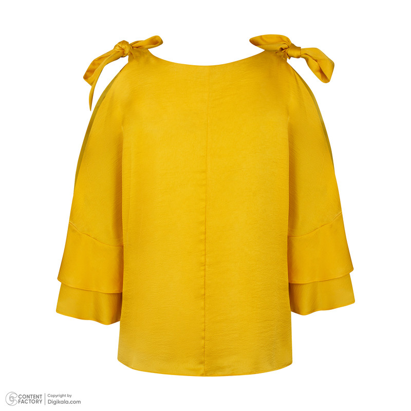 بلوز آستین سه ربع زنانه گردیه مدل 304230