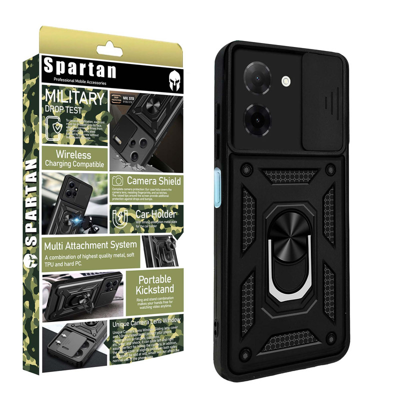 کاور اسپارتان مدل Defender Armor مناسب برای گوشی موبایل شیائومی Redmi A5 4G/ Poco C71