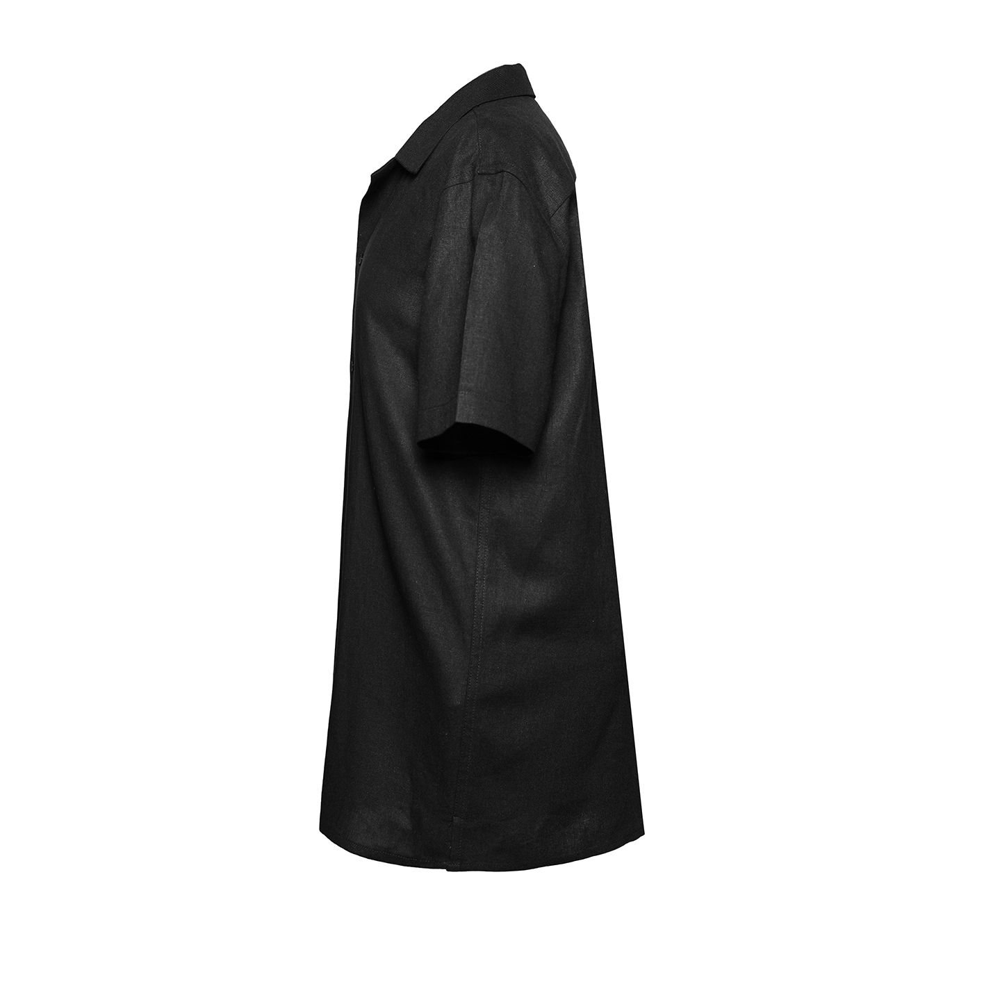پیراهن آستین کوتاه مردانه کلوتو مدل  LIN SH SLEEVE - 0 POCK BLK -  - 3