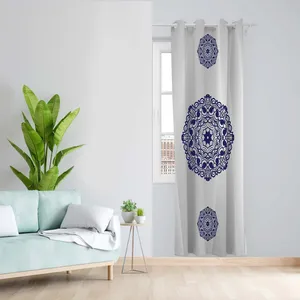 پرده طرح سنتی مدل مخمل پانچی کد 1474 z سایز 140x200 سانتی متر