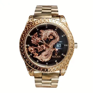 ساعت مچی عقربه‌ای مردانه رولکس مدل دراگون01
