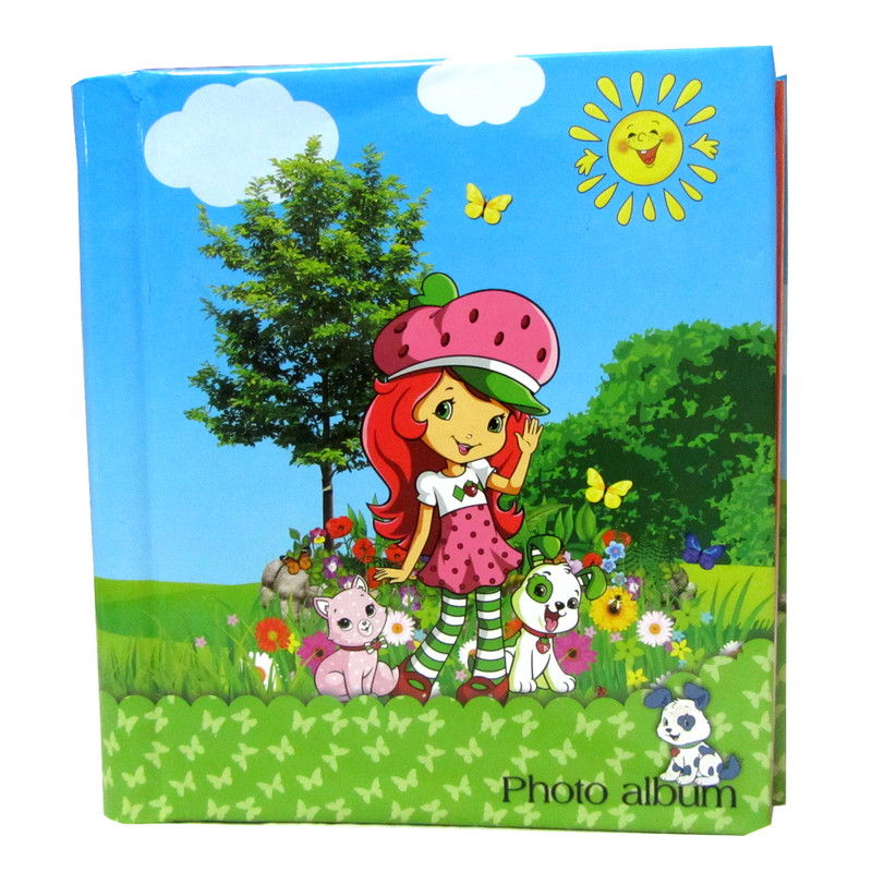 آلبوم عکس طرح کارتونی دختر توت فرنگی