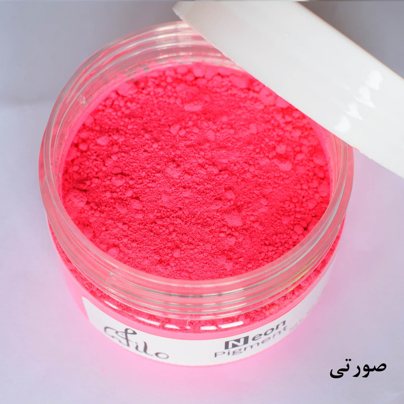 پودر رنگ رزین اپوکسی فیلو مدل Neon powder حجم 100 میلی‌لیتر بسته 7 عددی