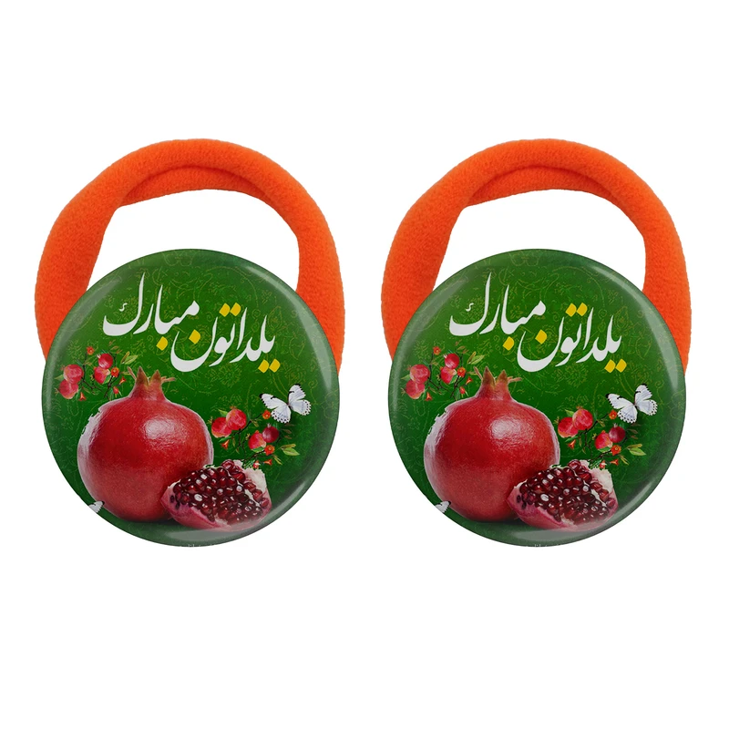 کش مو زنانه مدل یلداتون مبارک کد S15016 بسته دو عددی