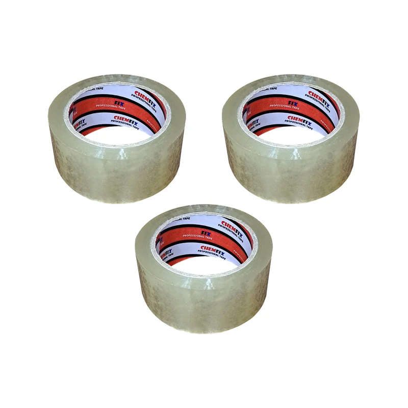 نوار چسب چمفیکس مدل MATT_90Y عرض 5 سانتی متر بسته 3 عددی
