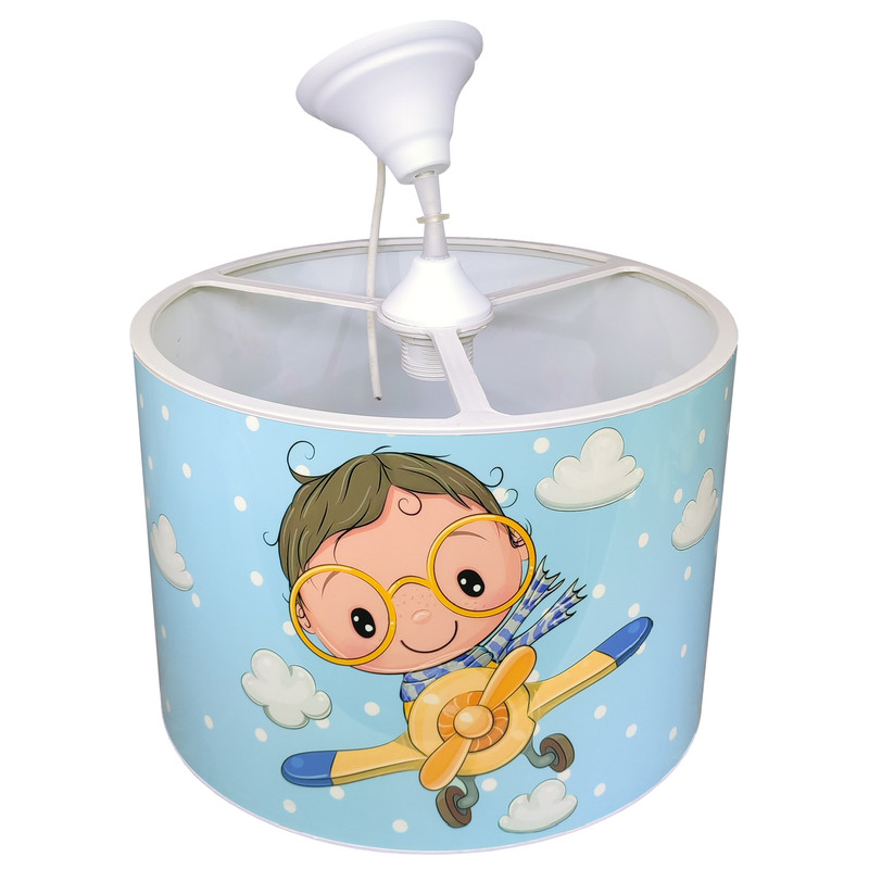 لوستر کودک مدل پسر و هواپیما