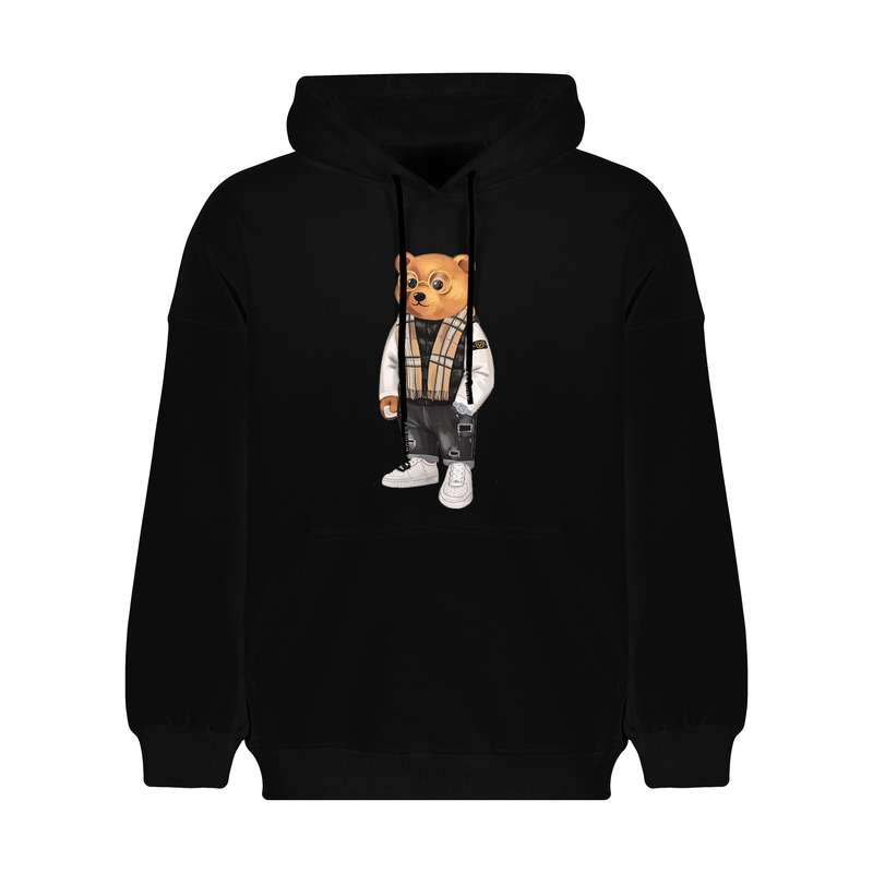 هودی زنانه مدل لش استایل تدی کد ART-2052-HSB