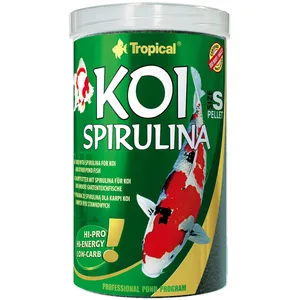 غذای ماهی تروپیکال مدل Koi Spirulina Pellet Size S وزن 400 گرم