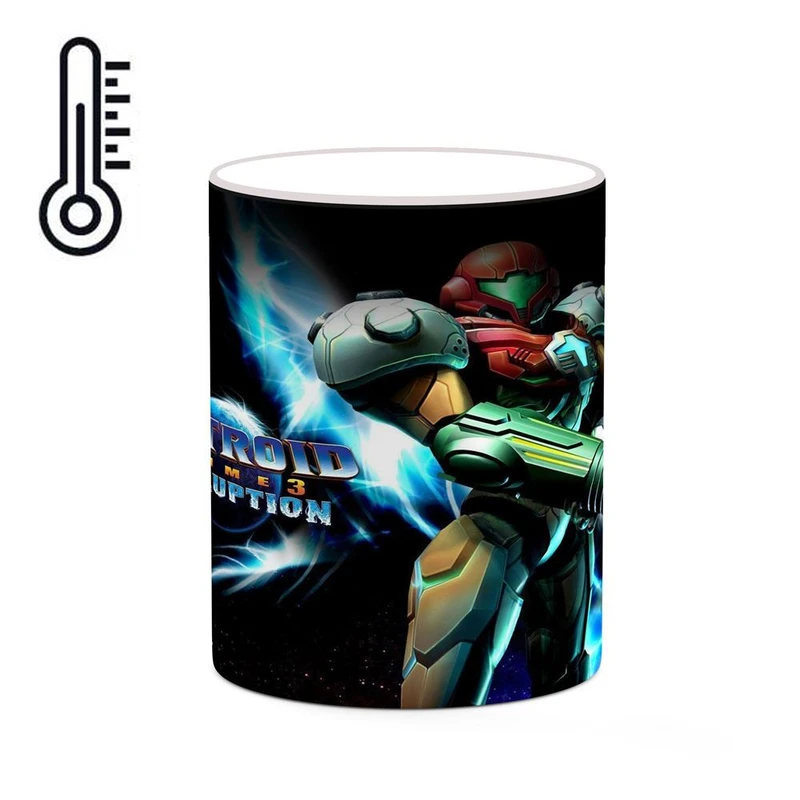ماگ حرارتی کاکتی مدل بازی متروید پرایم Metroid Prime کد mgh29552