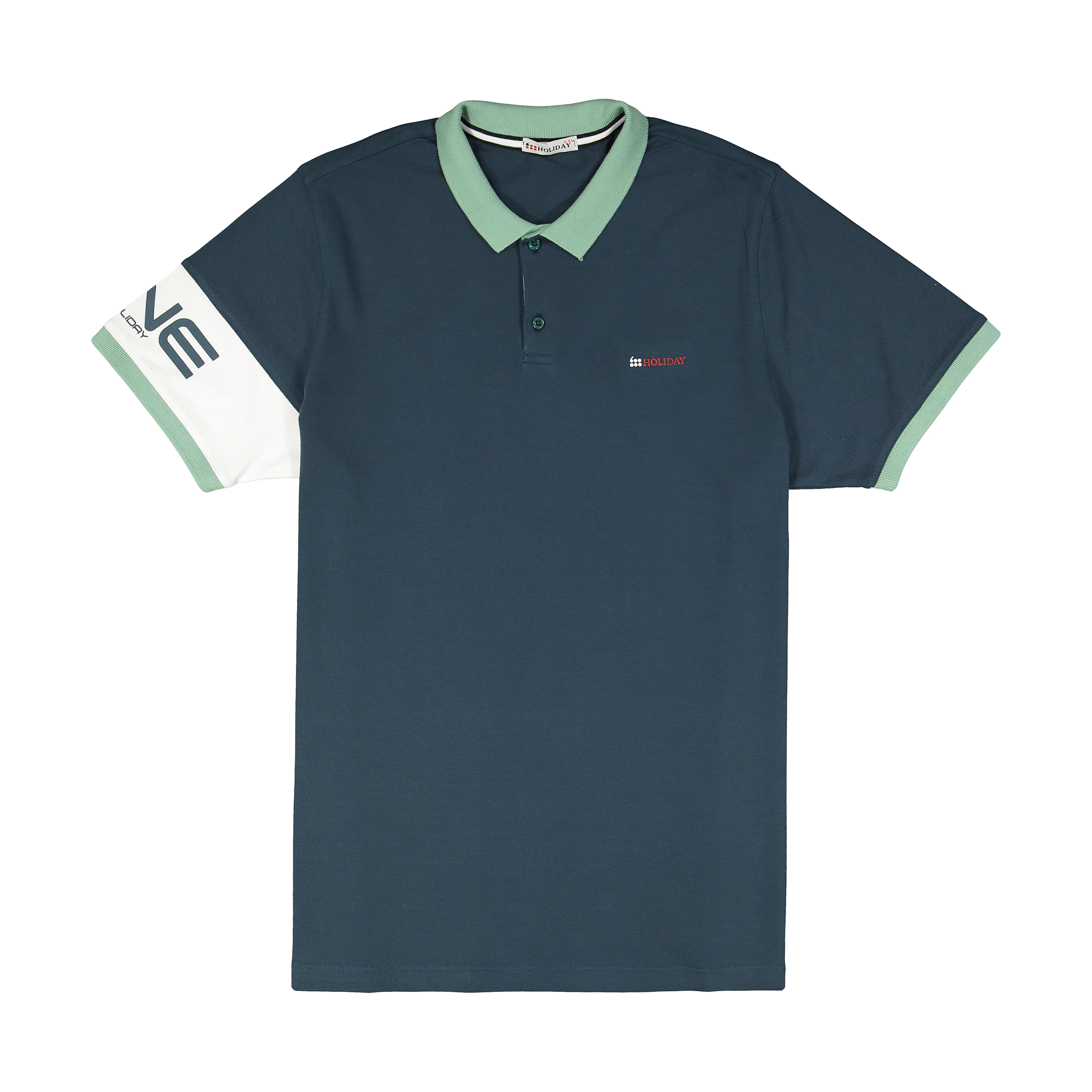 پولوشرت ورزشی مردانه هالیدی مدل 816495-DARK GREEN