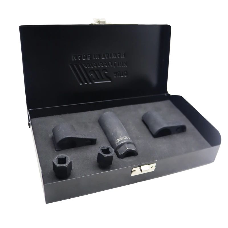 آچار بکس سنسور اکسیژن جی تی سی مدل YP-JTC-3/8-22MM مجموعه 5 عددی 