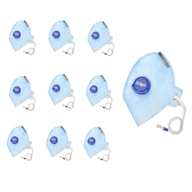 ماسک تنفسی دراگر مدل FFP2 بسته 10عددی ماسک تنفسی دراگر مدل FFP2 بسته 10عددی