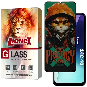 Lionex CATPRVL Privacy Screen Protector Suitable For Xiaomi Redmi 14C 4G