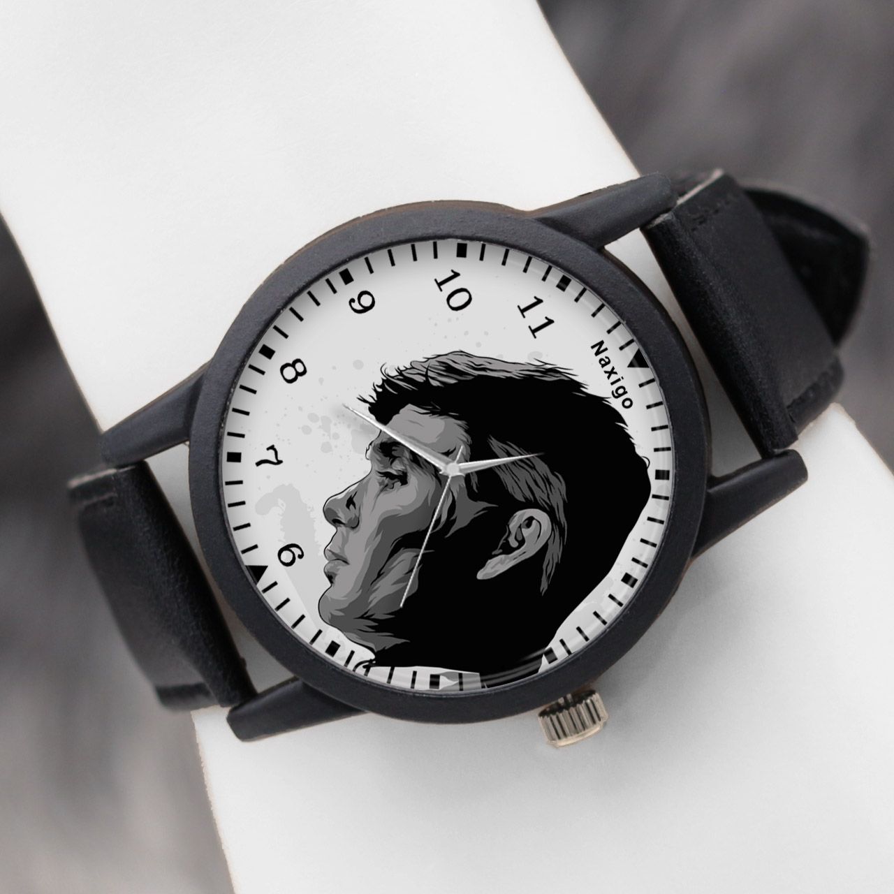 ساعت مچی عقربه ای ناکسیگو طرح پیکی بلایندرز کد LF4223 -  - 5