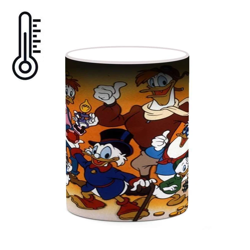 ماگ حرارتی کاکتی مدل کارتون DuckTales کد mgh22557