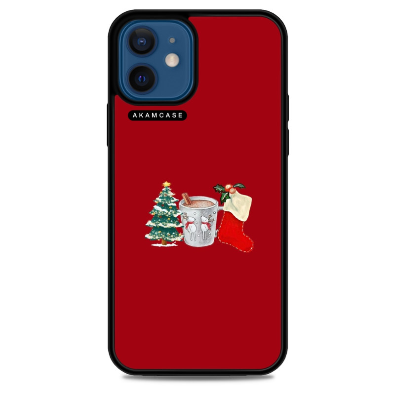 کاور آکام مدل AMCWA12M-CHRISTMAS14 مناسب برای گوشی موبایل اپل iPhone 12 Mini