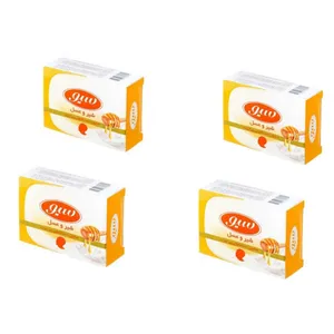 صابون شستشو سیو مدل شیر و عسل وزن 125 گرم مجموعه 4 عددی