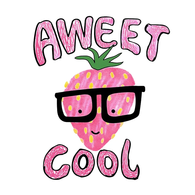 استیکر پارچه و لباس پاد آفرین مدل کارتونی کد S1982