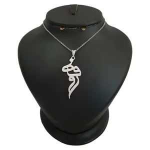 گردنبند نقره زنانه ترمه ۱ طرح فروه کد mas 00294