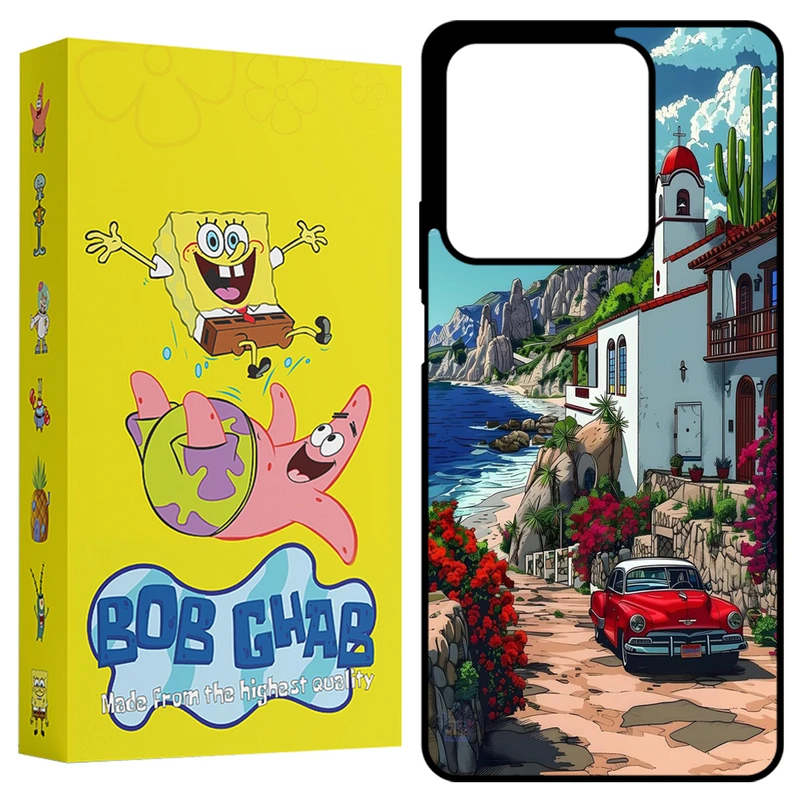 کاور باب قاب طرح ماشین مدل BCPN13 مناسب برای گوشی موبایل شیائومی Redmi Note 13 4G