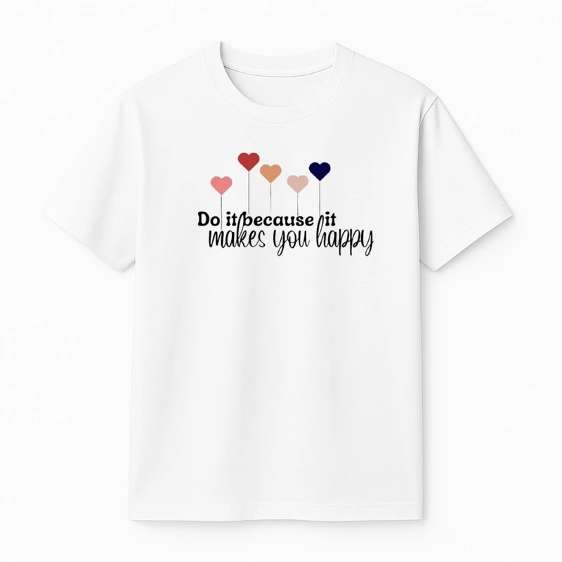 تی‌شرت آستین کوتاه دخترانه مدل قلب ها کد 2 