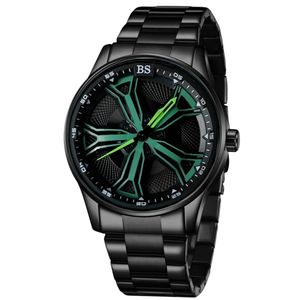 ساعت مچی عقربه‌ای کوارتز مردانه مدل اسپرت صفحه رینگ چرخان کد B1